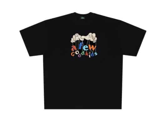 A Few Good Kids Puppeteer Logo Tee Black front view