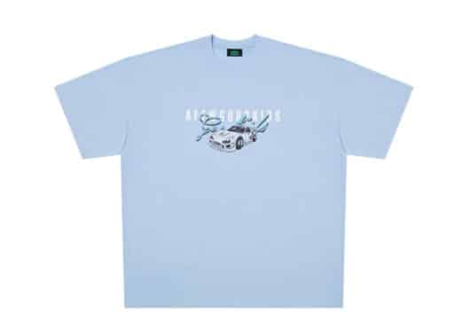 A Few Good Kids Racing Car Tee Blue front view