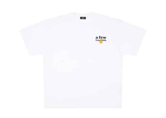 A Few Good Kids Smiley Face Logo Tee White front view