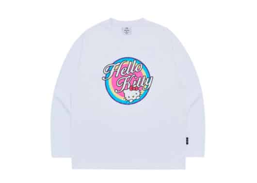 ADLV Sanrio Hello Kitty Artwork L/S Tee White