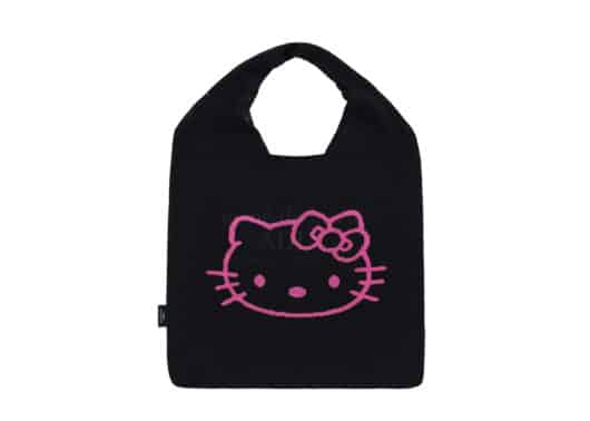 ADLV Sanrio Hello Kitty Knit Bag Black