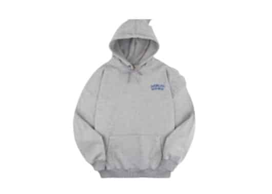 Ambler Deadlift Bear Hoodie Melange AHP908 front view