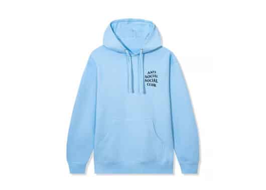 Anti Social Social Club Kkotch Hoodie Blue - Image 2