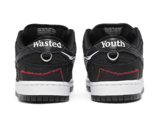 Nike SB Dunk Low Wasted Youth back view