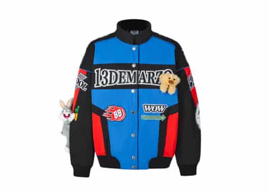 13De Marzo x Looney Tunes Bugs Bunny Racing Jacket Blue