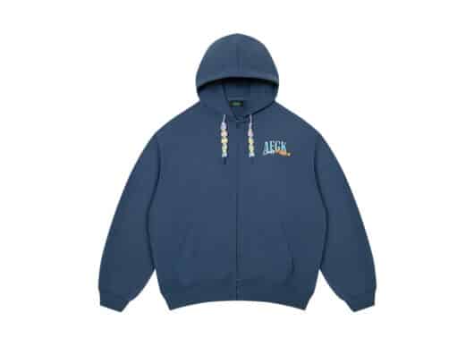 A Few Good Kids Candy Logo Zip Hoodie Blue