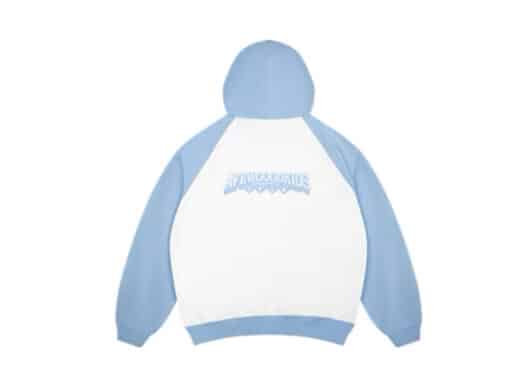 A Few Good Kids Colour Block Zip Up Hoodie Blue - Image 2