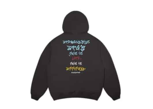 A Few Good Kids Graffiti Hoodie Grey back view