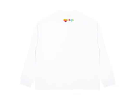 A Few Good Kids Slogan LS Tee White back view