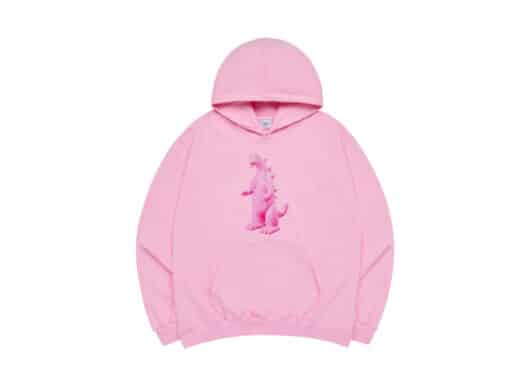 ADLV DIN2LS Creature Hoodie Pink front view