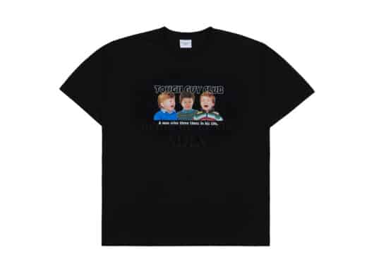 ADLV Tough Guy Club Printing Tee Black front view