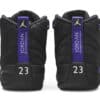 Air Jordan 12 Retro Black Dark Concord back view