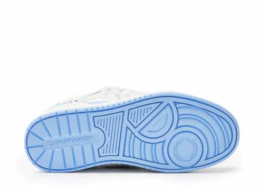 Candy Donda Tweed Curbmelo Sneaker Blue bottom view