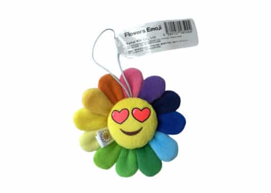 Takashi Murakami Flower Keychain Emoji 3 back view