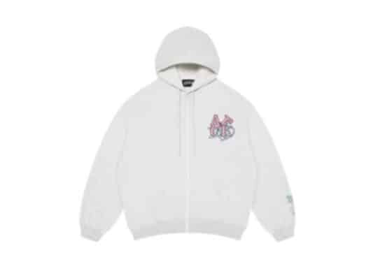 A Few Good Kids Bad Guy Zip Hoodie White front view