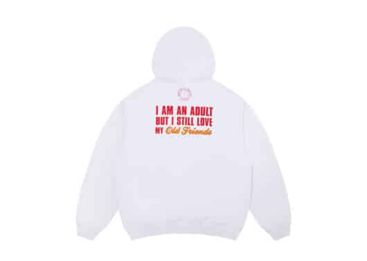 A Few Good Kids & Old Friends (FW23) Bear Hoodie White - Image 2