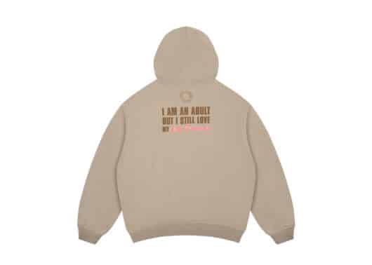 A Few Good Kids & Old Friends (FW23) Lion Hoodie Brown - Image 2