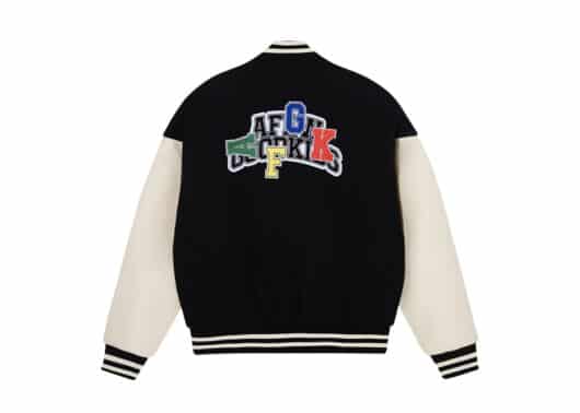 A Few Good Kids Velcro Baseball Jacket Black - Image 2