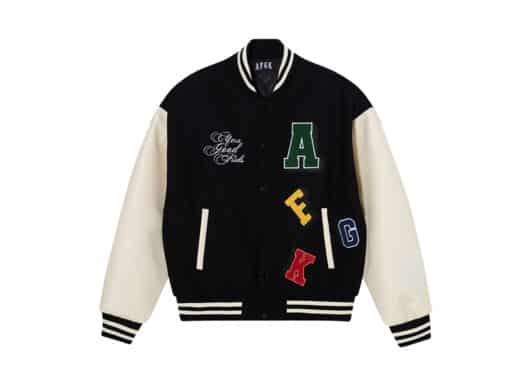 A Few Good Kids Velcro Baseball Jacket Black