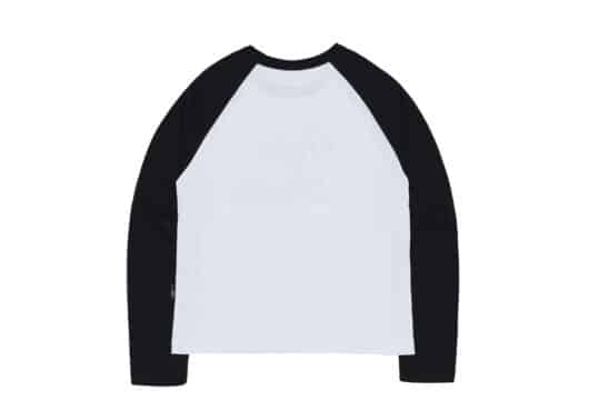 ADLV Sanrio Hello Kitty Lettering Raglan L/S Tee White - Image 2