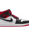 Air Jordan 1 Mid Gym Red Black Toe