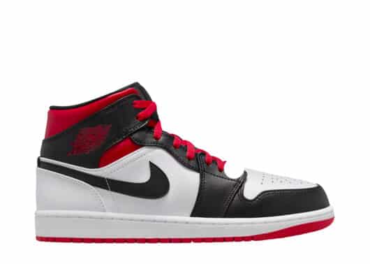 Air Jordan 1 Mid Gym Red Black Toe