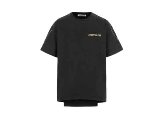 Aventen Pin Deconstruction Tee Black front view