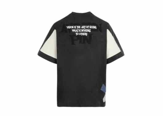 Aventen Pin Logo Patch Tee Black back view