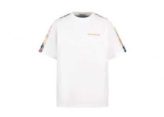 Aventen Pin Vintage Patch Tee White front view