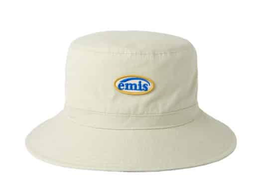 Emis Mini Wappen Bucket Hat Beige front view