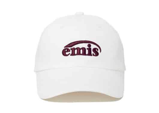 Emis New Logo Emis Cap White front view