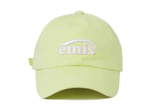 Emis New Logo Pigment Ball Cap Lime