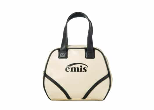Emis Vintage Tote Bag Ivory front view