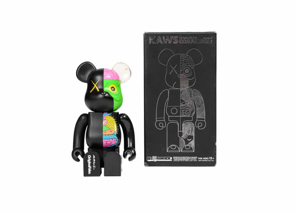 Bearbrick Kaws Dissected 1000% Black - Second Step