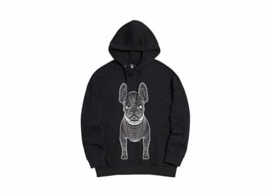 LifeWork Big Ladok Hoodie Black White HD990