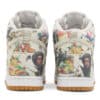 Nike SB Dunk High Supreme Rammellzee back view
