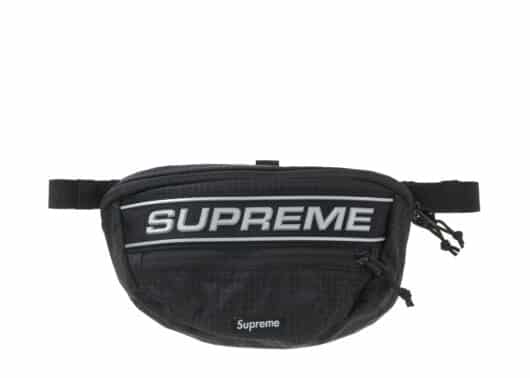 Supreme Logo Waist Bag Black