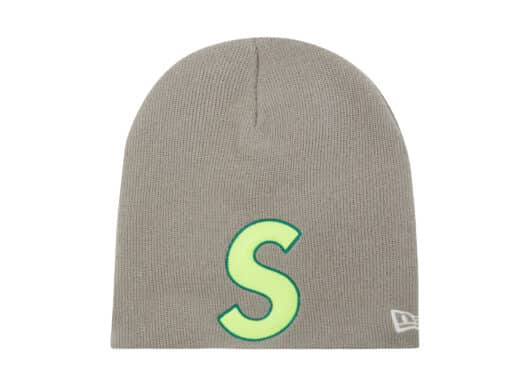 Supreme New Era S Logo Beanie (SS23) Grey