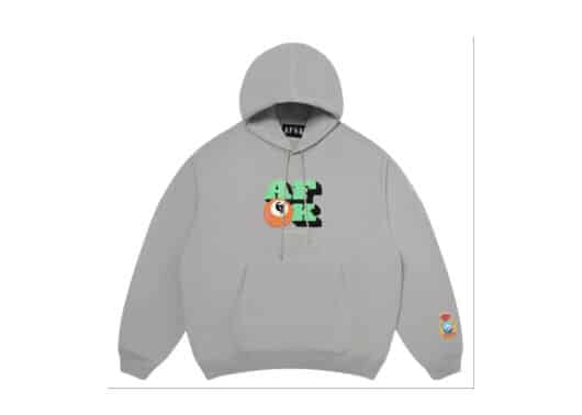 A Few Good Kids Furry Pool Logo Hoodie Grey front view