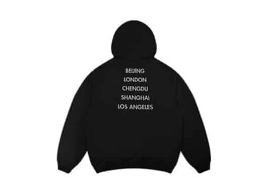 A Few Good Kids Liquid Metal Hoodie Black BACK VIEW