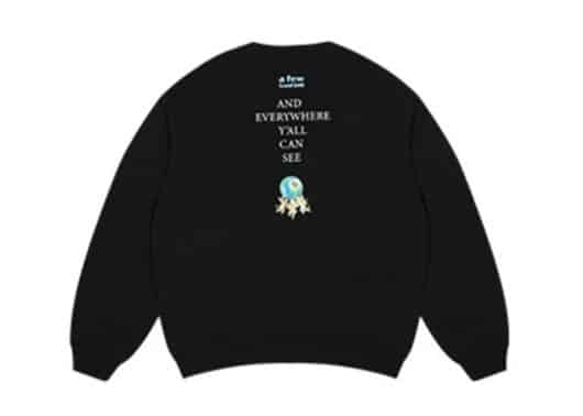 A Few Good Kids World Tour Crewneck Black back view