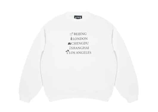 A Few Good Kids World Tour Crewneck White front view