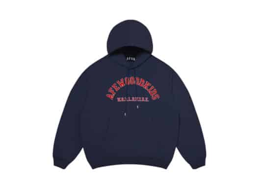 A Few Good Kids WorldWide Angel Logo Hoodie Navy front view