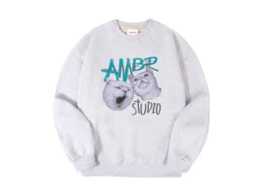 Ambler Cat's Daily Life Crewneck Melange AMM1114