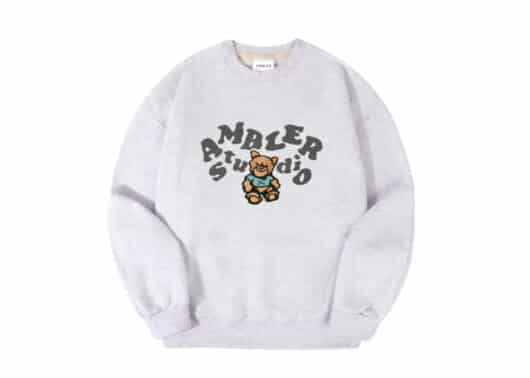Ambler Original Teddy Bear Crewneck Melange AMM1115