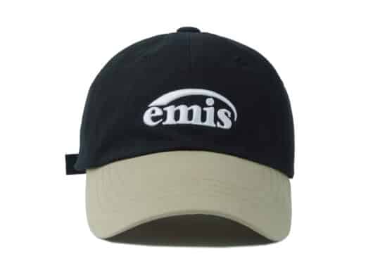 Emis New Logo Mix Ball Cap Beige/Black