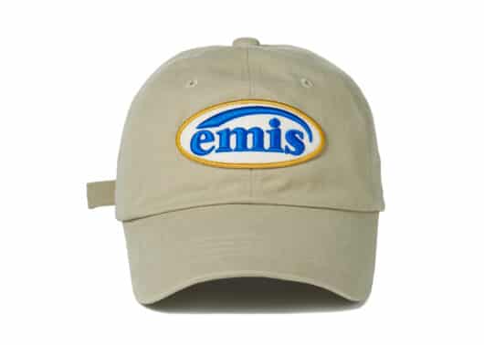 Emis Wappen Ball Cap Beige front view
