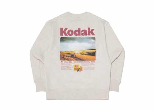 Kodak Essential Graphic Crewneck Grey K3323EFS72 back view