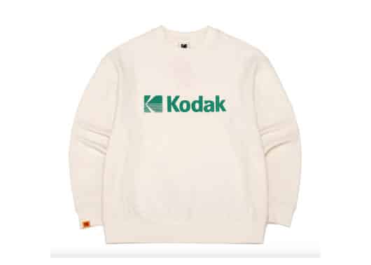 Kodak Essential Wording Crewneck Ivory K3123EFS12 front view