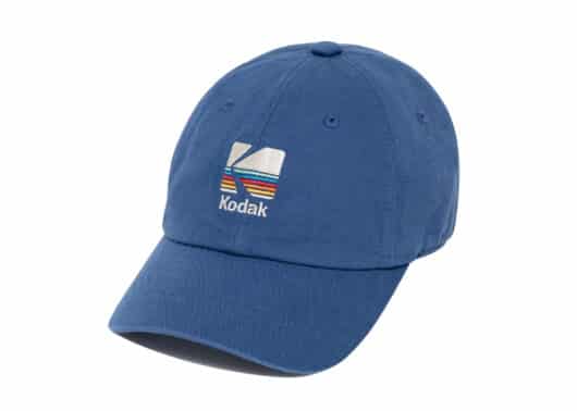 Kodak Rainbow Embroidery Ball Cap Blue K3343LCP63 front view